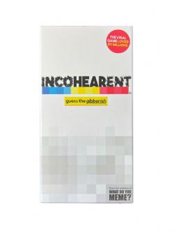 INCOHEARENT -  AN ADULT PARTY GAME THAT WILL GET YOU TALKING (ENGLISH)