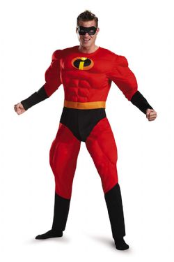INCREDIBLES, THE -  MR. INCREDIBLE COSTUME (ADULT - XX-LARGE 50-52)