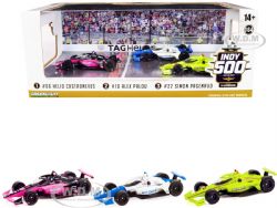 INDIANAPOLIS MOTOR SPEEDWAY -  105TH INDIANAPOLIS 500 (2021) PODIUM 3 INDYCAR SET 1/64 -  GREENLIGHT COLLECTIBLES