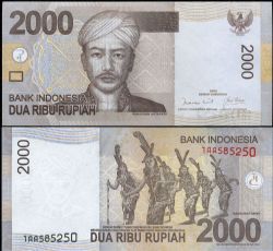 INDONESIA -  2000 RUPIAH 2009 (UNC)