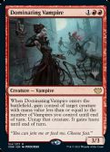 INNISTRAD: CRIMSON VOW PROMOS -  Dominating Vampire