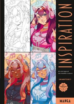 INSPIRATION MANGA -  60 COLORIAGES ET DES MODÈLES COULEURS (FRENCH V.)