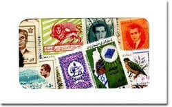 IRAN -  100 ASSORTED STAMPS - IRAN