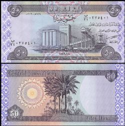 IRAQ -  50 DINARS 2003 (UNC) 90