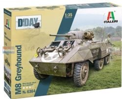 ITALERI -  1/35 - M8 GREYHOUND -  D-DAY 6364