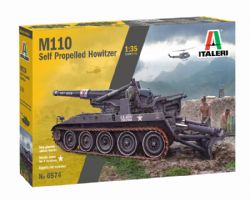 ITALERI -  1/35 - TANK M110 SELF PROPELLED HOWITZER 6574