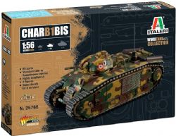 ITALERI -  1/56 - TANK CHAR B1 BIS -  WWII TANK COLLECTION 25766