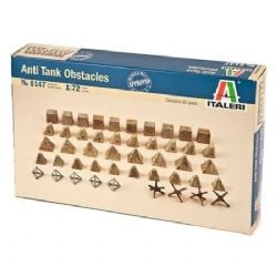 ITALERI -  1/72 - ANTI TANK OBSTACLES -  MILITARY 6147