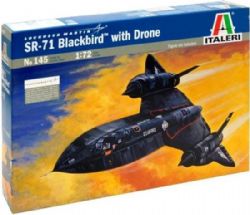 ITALERI -  1/72 - SR-71 BLACKBIRD WITH DRONE -  LOCKHEED MARTIN 145