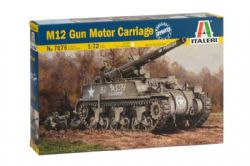 ITALERI -  1/72 - TANK M12 GUN MOTOR CARRIAGE 7076