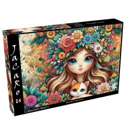 JACAROU PUZZLES -  BLOSSOM COMPANIONS (1000 PIECES) -  COLLECTION NOVIA