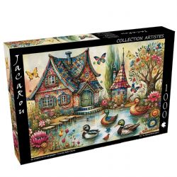 JACAROU PUZZLES -  COUNTRY SIDE CHARM (1000 PIECES) -  COLLECTION ARTISTES