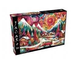 JACAROU PUZZLES -  MOUNTAINS MEET MOTION (1000 PIECES) -  COLLECTION NOVIA
