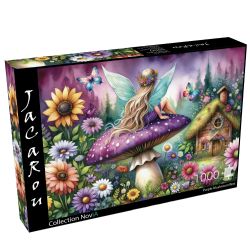 JACAROU PUZZLES -  PURPLE MUSHROOM REST (1000 PIECES) -  COLLECTION NOVIA