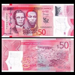 JAMAICA -  50 DOLLARS 2022 (UNC) - COMMEMORATIVE NOTE 96