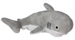 JAWS -  CURVED SHARK SMALL PLUSH