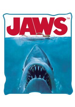 JAWS -  MOVIE POSTER SOFTTHROW 50