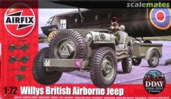 JEEP -  WILLYS BRITISH AIRBORNE JEEP 1/72