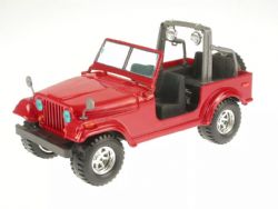 JEEP -  WRANGLER - WITHOUT TOP - 1/24 - RED -  BURAGO