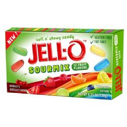 JELL-O -  SOFT N' CHEWY CANDY - SOUR SUPER MIX (120)