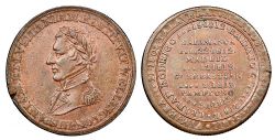 JETON WELLINGTON -  HISPANIAM ET LVSITANIAM RESTITVIT WELLINGTON - SALAMANCA, MADRID, ST. SEBASTIAN, PAMPLUNO, REEDED -  1805 WELLINGTON TOKENS