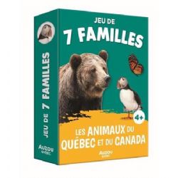 JEU DE 7 FAMILLES -  LES ANIMAUX DU QUÉBEC ET DU CANADA (FRENCH)