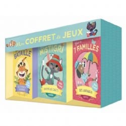 JEUX DE CARTES -  MON COFFRET DE JEUX - 7 FAMILLES, MISTIGRI ET BATAILLE (FRENCH)