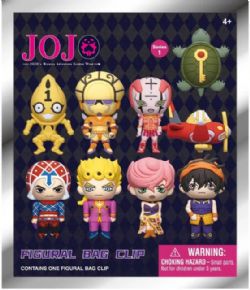 JOJO'S BIZARRE ADVENTURE -  RANDOM 3D FOAM BAG CLIP - SERIES 1 -  GOLDEN WIND