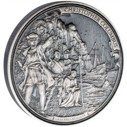 JOURNEYS OF DISCOVERY -  CHRISTOPHER COLUMBUS -  2015 NEW ZEALAND MINT COINS 02