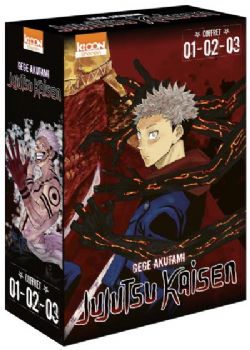 JUJUTSU KAISEN -  VOLUMES 01 TO 03 BOX SET (2022 EDITION) (FRENCH V.)