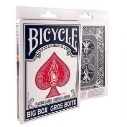 JUMBO PLAYING CARDS -  BICYCLE - BIG BOX BLUE