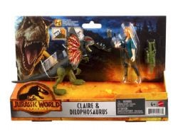 JURASSIC PARK -  CLAIRE & DILOPHOSAURUS -  JURASSIC WORLD