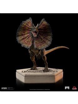 JURASSIC PARK -  DILOPHOSAURUS FIGURE -  IRON STUDIOS