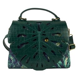 JURASSIC PARK -  JURASSIC WORLD JUNGLE & VELORAPTOR CROSSBODY / HANDBAG -  LOUNGEFLY