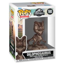JURASSIC PARK -  POP! VINYL FIGURE OF DILIPHOSAURUS(4 INCH) -  JURASSIC WORLD FOSSIL 1680