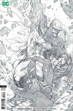 JUSTICE LEAGUE -  JUSTICE LEAGUE PENCILS ONLY MARTIAN MANHUNTER VARIANT 2