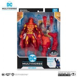 JUSTICE LEAGUE -  SUPERMAN ARTICULATED FIGURE (7 IN) - PLATINUM EDITION - JUSTICE LEAGUE TASK FORCE - BUILD-A-FIGURE -  MCFARLANE TOYS