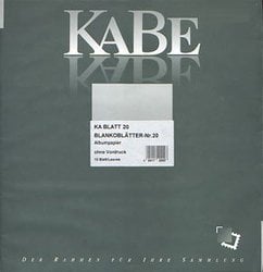 KABE CANADA -  BLANK PAGES (PACK OF 10)