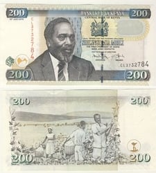 KENYA -  200 SHILLINGS 2005-DATE (UNC) 49