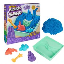 KINETIC SAND -  BLUE SANDBOX SET