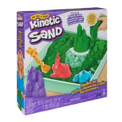 KINETIC SAND -  GREEN SANDBOX SET