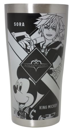 KINGDOM HEARTS -  SORA AND KING MICKEY STAINLESS TUMBLER