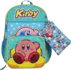 KIRBY -  5 PIECES BACKPACK SET