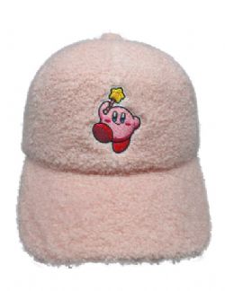 KIRBY -  EMBROIDERED SHERPA CAP - PINK