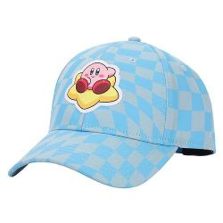 KIRBY -  HAT WITH PATCH - BLUE CHECKER