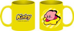 KIRBY -  KIRBY ON A YELLOW STAR CERAMIC MUG (16 OZ)
