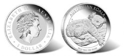 KOALA -  KOALA - 1 OUNCE FINE SILVER COIN -  AUSTRALIA COINS