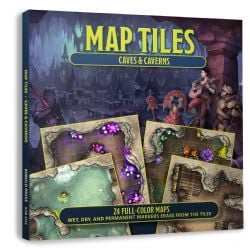 KOBOLD PRESS -  MAP TILES - CAVES AND CAVERNS (ENGLISH)