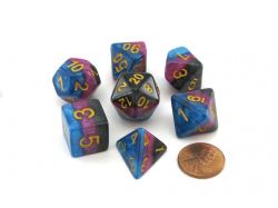 KOPLOW -  7 POLYHEDRAL DICE - LAYERED - STINGER -  7 DICE RPG SET