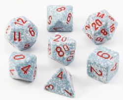 KOPLOW -  7 POLYHEDRAL DICE - SPECKLED & ELEMNTAL - AIR -  7 DICE RPG SET